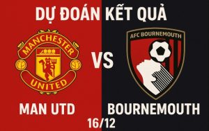 Dự đoán kết quả Man Utd vs Bournemouth